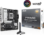 ASUS Prime B850M-A WiFi-CSM AMD AM5 B850 mATX, PRIME|Negro, Micro-ATX|M.2x3|WiFi6E|DP HDMI|CSM