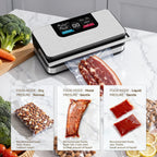 Sellador al vacío 95kPa para alimentos, máquina selladora al vacío 10 en 1