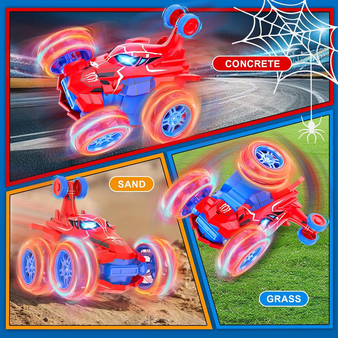Motivekit Juguetes de auto de control remoto de araña para niños, a...