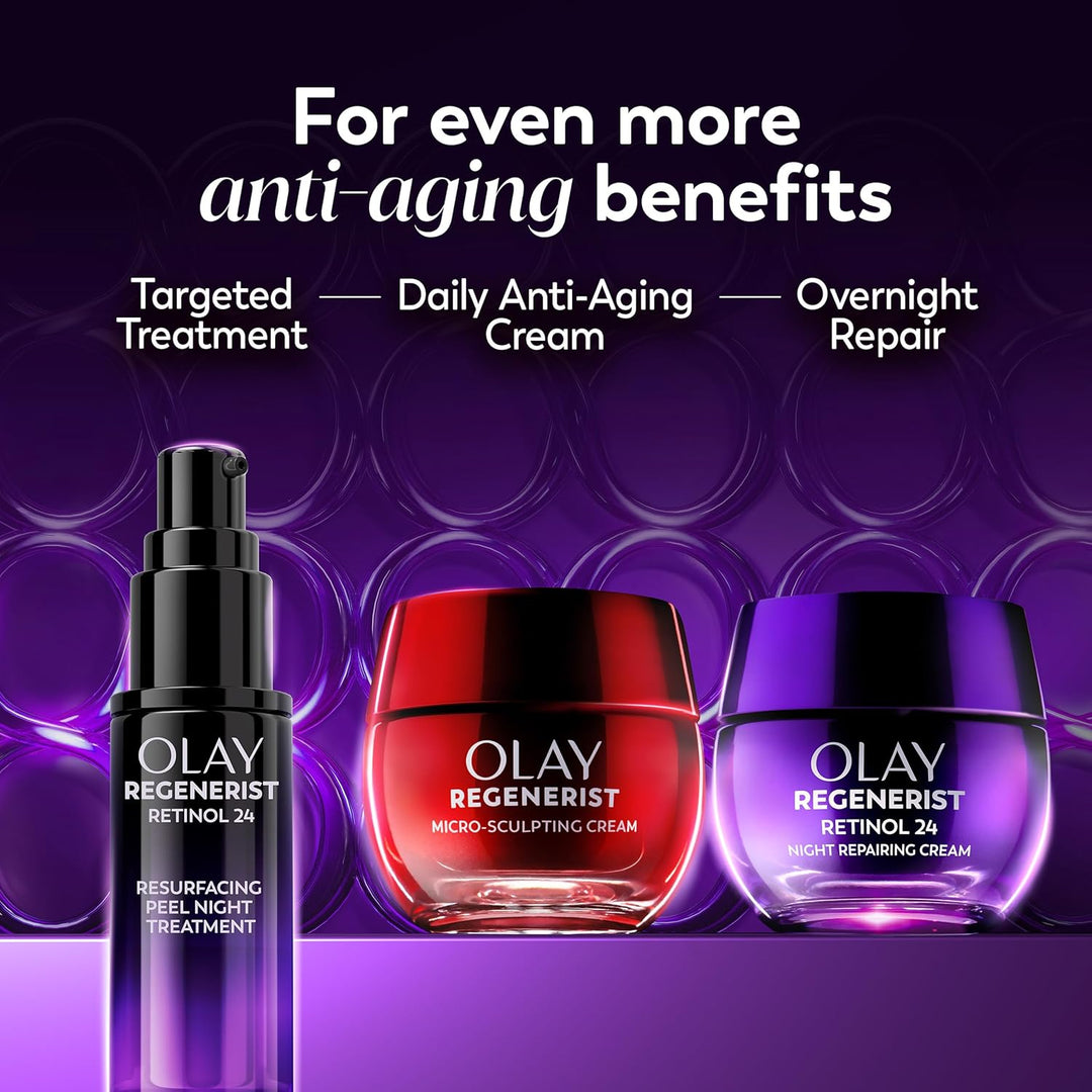 Olay Regenerist - Exfoliante químico para cara, mascarilla facial d...
