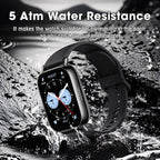 Xiaomi Redmi 5 Lite Smart Watch, Reloj Inteligente con Contador de Pasos para Mujeres y Hombres, Pantalla LCD Grande de 1.96", 140 Modos Deportivos, Resistente al Agua 5ATM (Lite-Black)