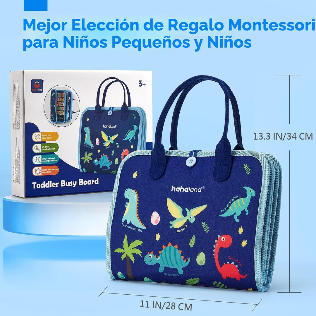hahaland Panel Sensorial para Niños Pequeños - Juguetes Montessori...