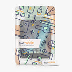 kwmobile Funda Compatible con Barnes & Noble Nook Glowlight 4 / 4e - Funda para eReader - Naturaleza Cósmica Azul/Gris/Negro