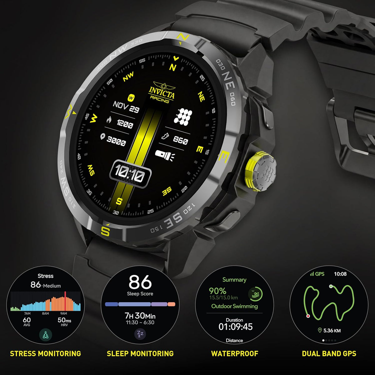 Invicta I-Tech Digital Smartwatch 3