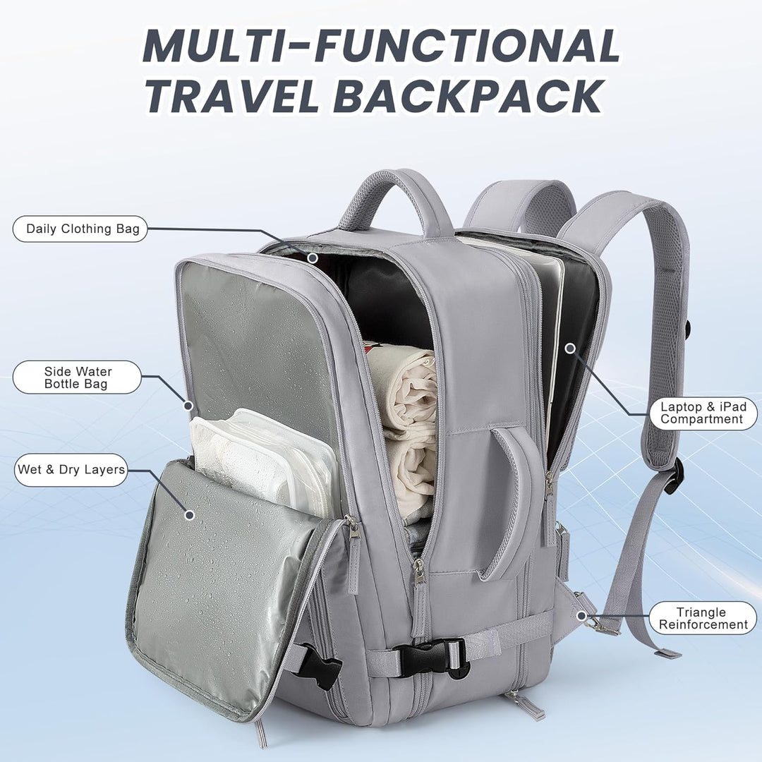 Mochila de cabina aprobada por aerolíneas Beraliy para hombres y mu...