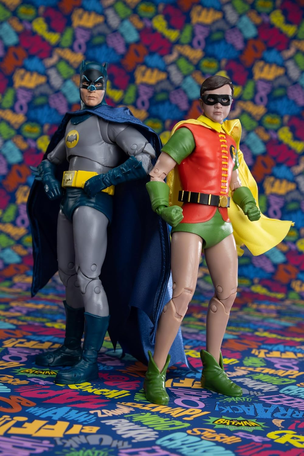 McFarlane Toys -DC Multiverse Batman y Robin (Serie de TV clásica de Batman) 7 pulgadas, paquete de 2 figuras de acción McFarlane Edición Coleccionista #5