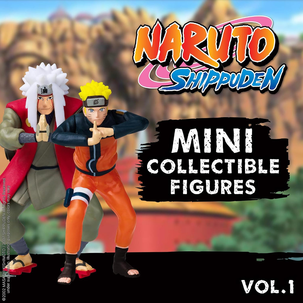 P.M.I. Naruto Shippuden - Mini figuras coleccionables, paquete de 8