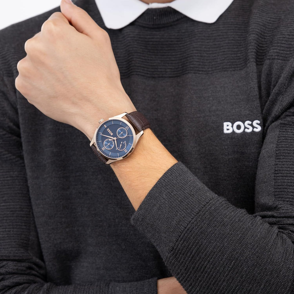 BOSS Principle Master - Reloj de cuarzo para hombre (1.614 in)