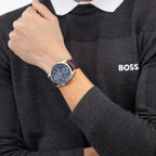 BOSS Principle Master - Reloj de cuarzo para hombre (1.614 in)
