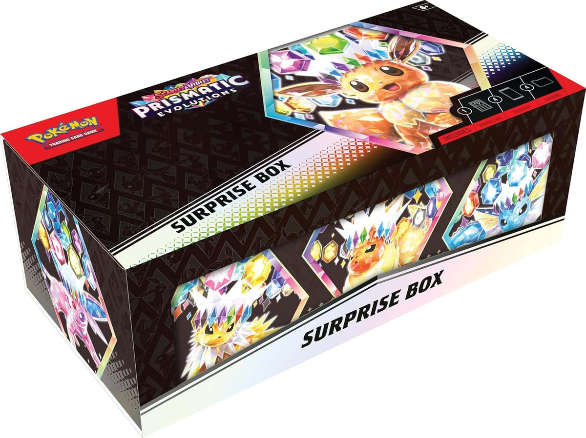 Pokemon TCG Scarlet &amp; Violet 8.5 Evoluciones prismáticas Caja s...