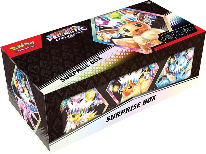 Pokemon TCG Scarlet &amp; Violet 8.5 Evoluciones prismáticas Caja s...