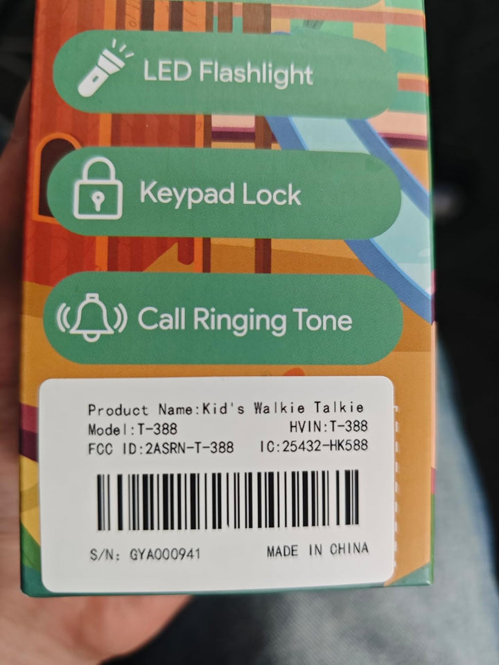 Vvinca Juguetes para niñas de 3 a 12 años, Walkie Talkies recargabl...