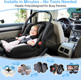 Cámara dual de coche para bebé para 2 niños pantalla