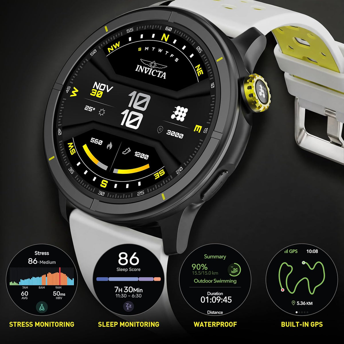 Invicta I-Tech Digital Smartwatch 2