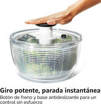OXO Good Grips - Molinillo de ensalada de 6.22 cuartos de galón, lavadora