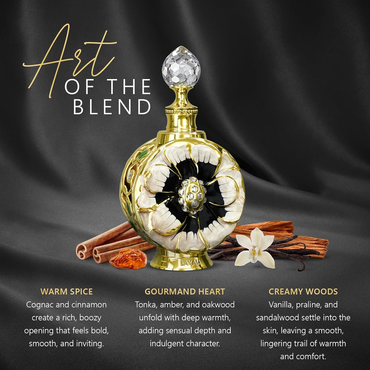 Swiss Arabian Layali Noir \u2013 Fragancia de aceite de perfume ára...
