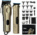 Cortadora de pelo profesional para hombres, recortadora de barba con corte de pelo sin huecos para hombres/mujeres, maquinilla de afeitar eléctrica de precisión en T, afeitadora de barba, bigote, kit
