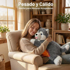 Mewaii Peluches con peso para perro, calentable, refrigerable, 2-5 libras