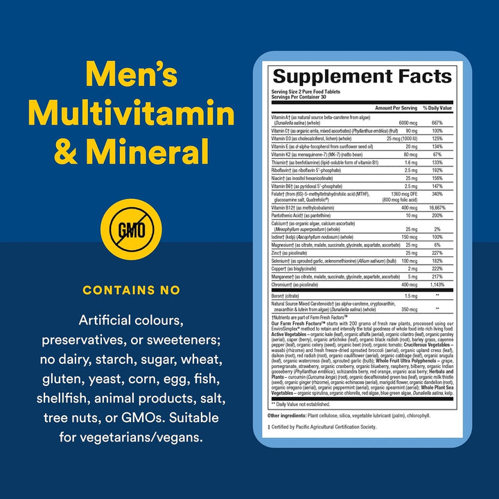 De toda la tierra y mar \u2013 Hombres &amp; Multivitamínico Minera...
