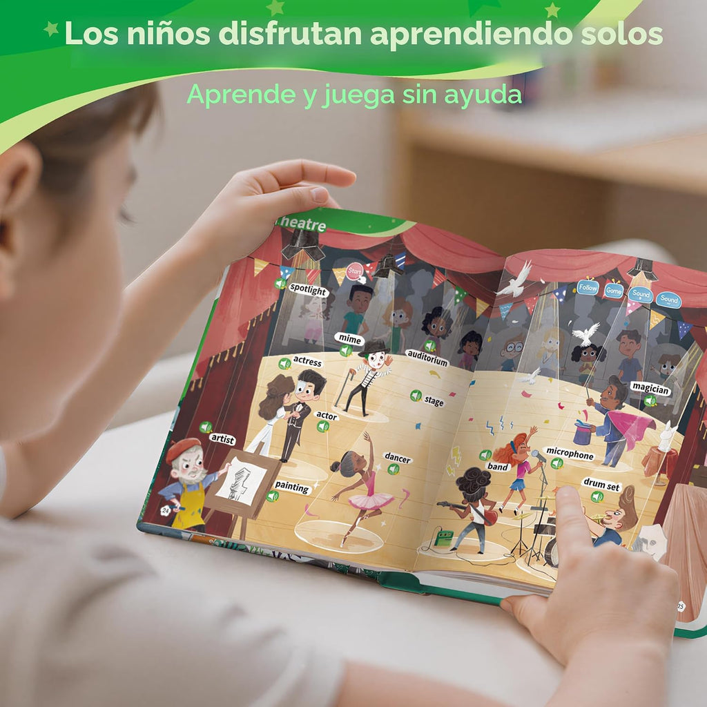 Libro de sonido de 500 palabras para niños