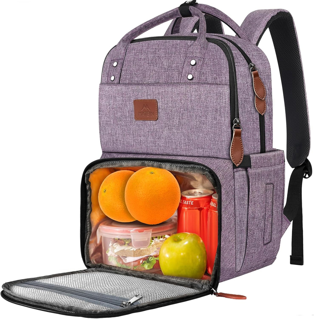 Mochila para niñas con lonchera, mochilas aisladas para mujer con c...