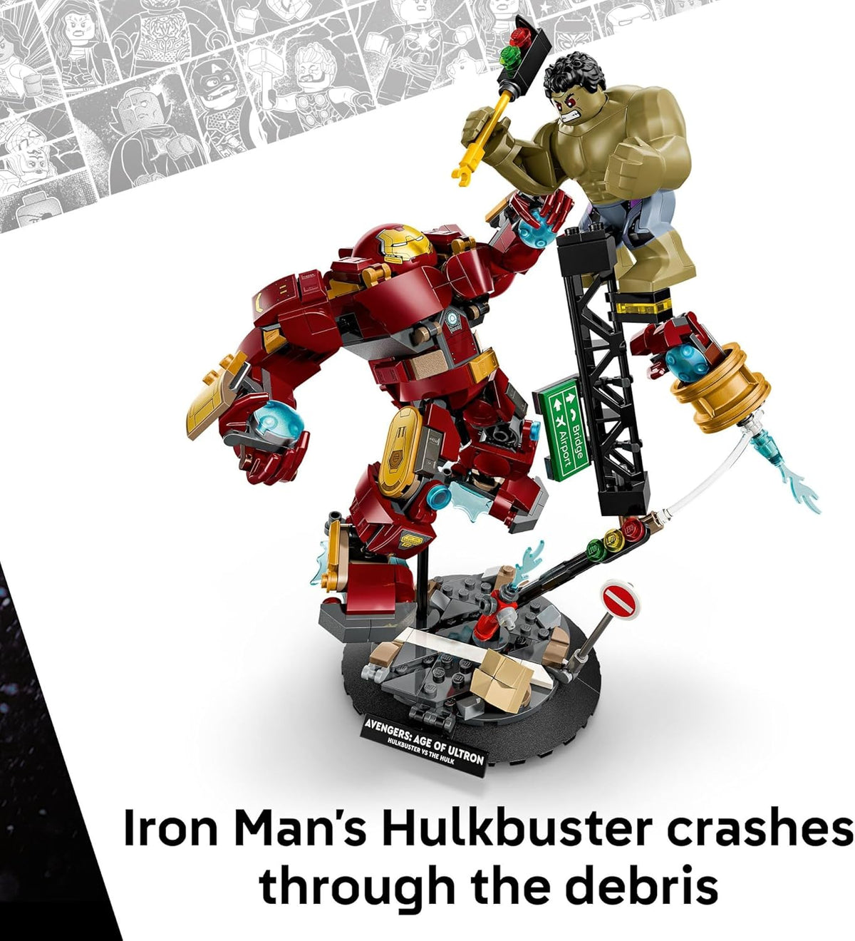 LEGO Marvel Epic Battle Hulkbuster vs The Hulk - Juguete