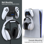 Foamy Lizard PS5 Controller Charger v2.0 Console & Wall Mount (blanco+negro)