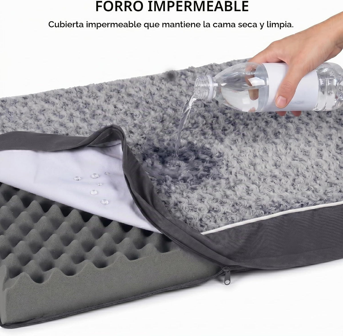 Camas ortopédicas para perros, cama lavable para mascotas