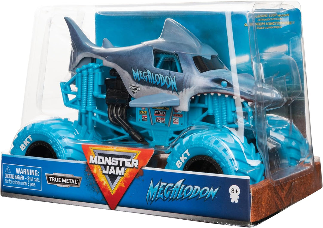 Monster Jam, Camión monstruo oficial Megalodon, vehículo fundido a...
