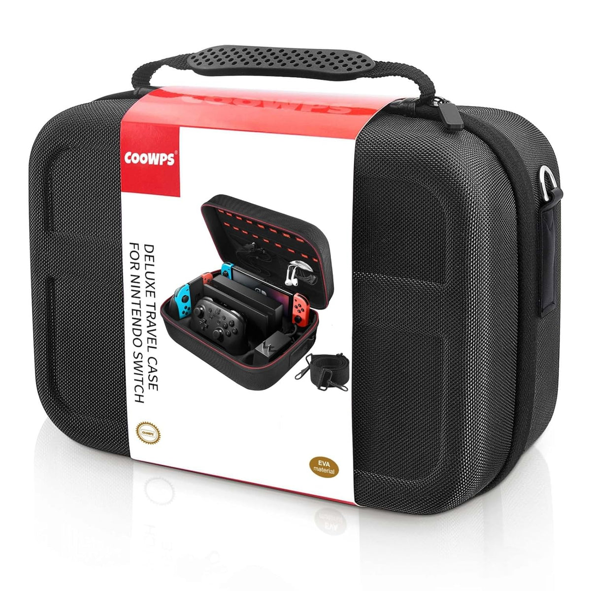 COOWPS - Funda para Nintendo Switch y modelo OLED, estuche de