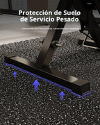 AIRHOP 0.79 pulgadas de espesor 48 pies cuadrados de alfombrillas para equipos de ejercicio, 12 losetas de goma mejoradas con espuma EVA de alta densidad, gran piso entrelazado tipo rompecabezas para