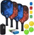 DULCE DOM Juego de 2/4 palas de pickleball - Aprobado por USAPA
