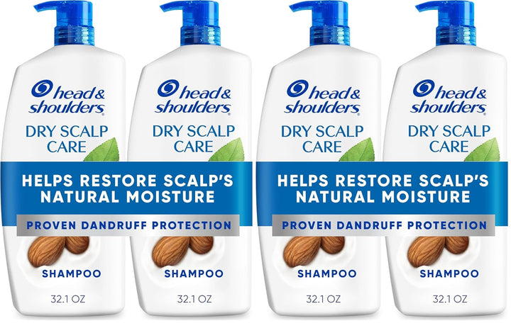 Champú Head and Shoulders para uso diario, tratamiento sin parabeno...