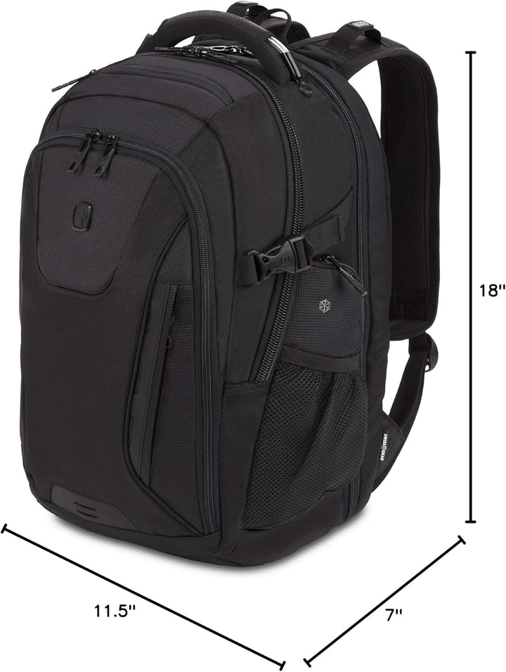 SwissGear 5358 USB ScanSmart Mochila para Portátil de 16", Negr...