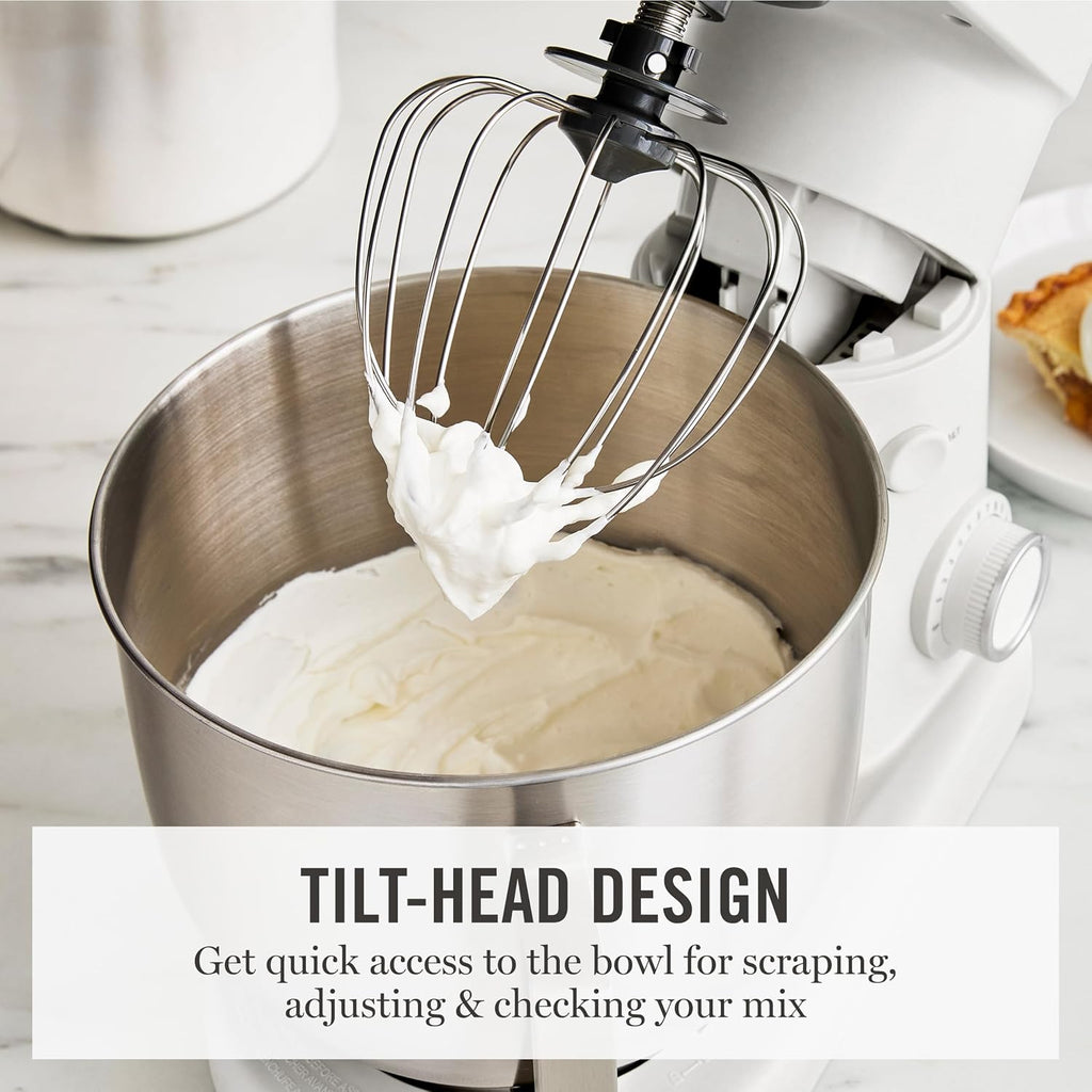 Martha Stewart Batidora de pie con cabezal inclinable de 5.3 cuartos