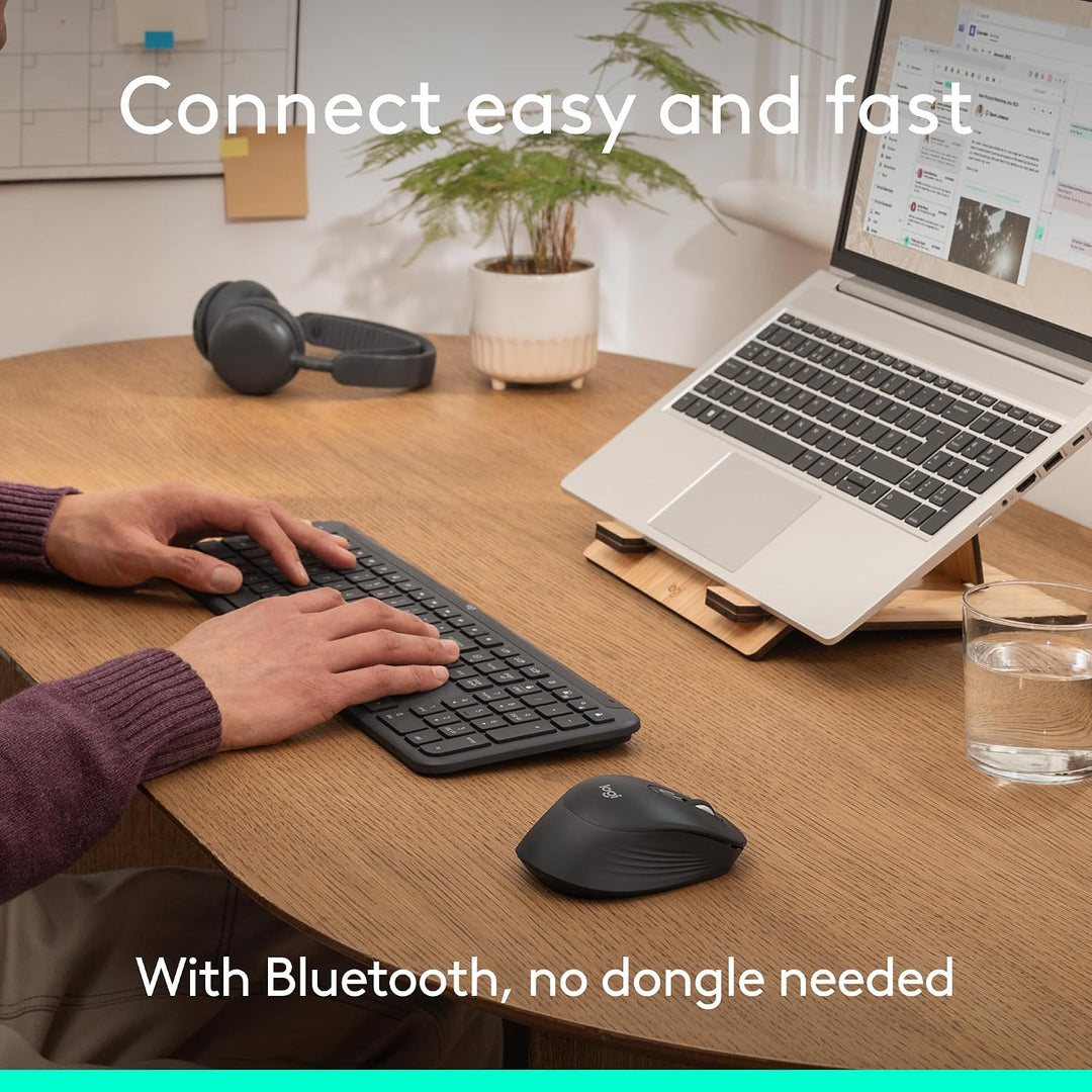 Logitech Signature Comfort M840 L - Ratón inalámbrico Bluetooth con...
