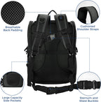 Apollo Walker Mochila transportadora de mascotas para gatos y perros grandes/pequeños, cachorros, características de seguridad y soporte de respaldo acolchado para viajes, senderismo, uso al aire