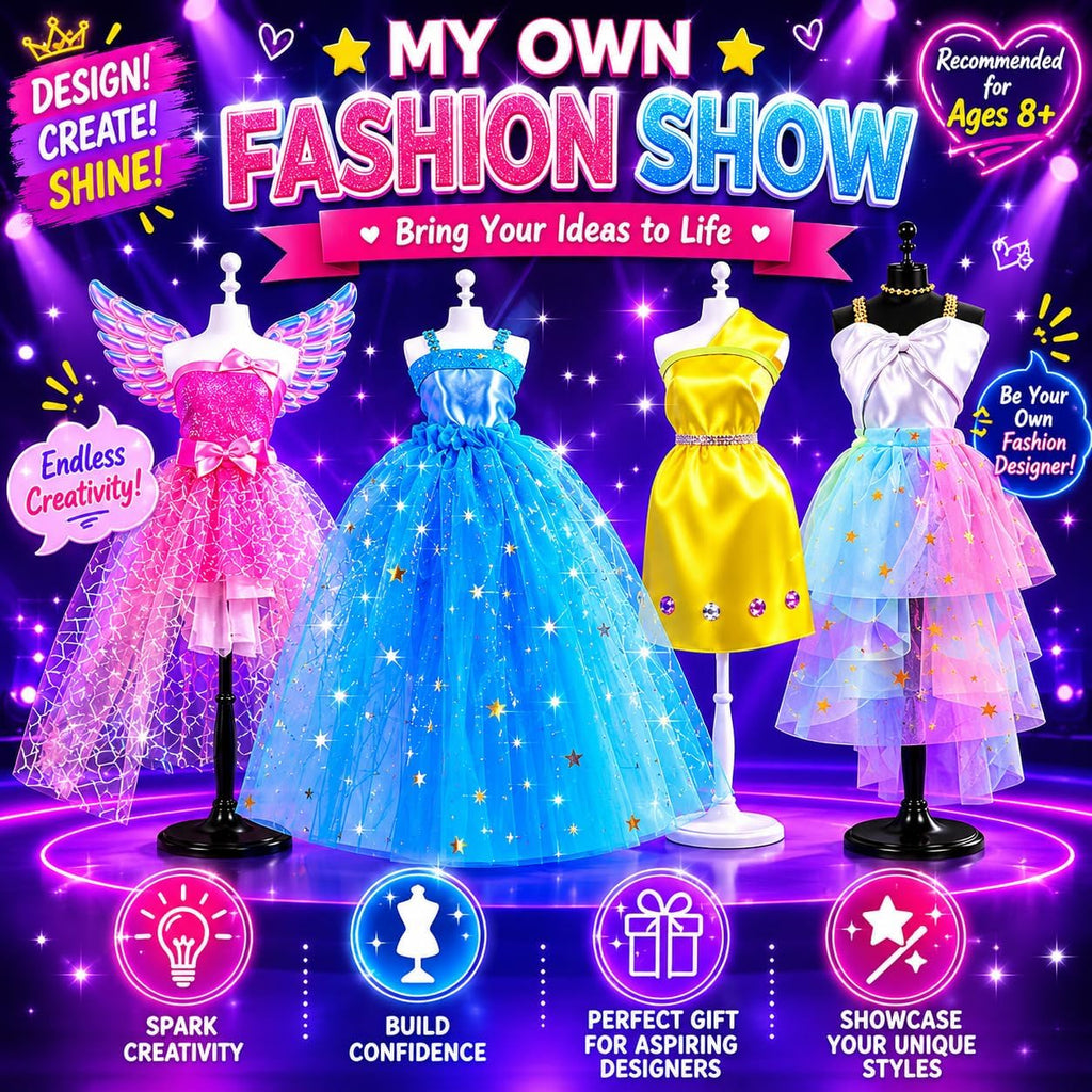 AGENTLAN - Kits de diseño de moda para niñas, más de 900 piezas