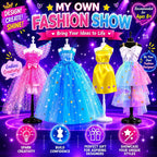 AGENTLAN - Kits de diseño de moda para niñas, más de 900 piezas