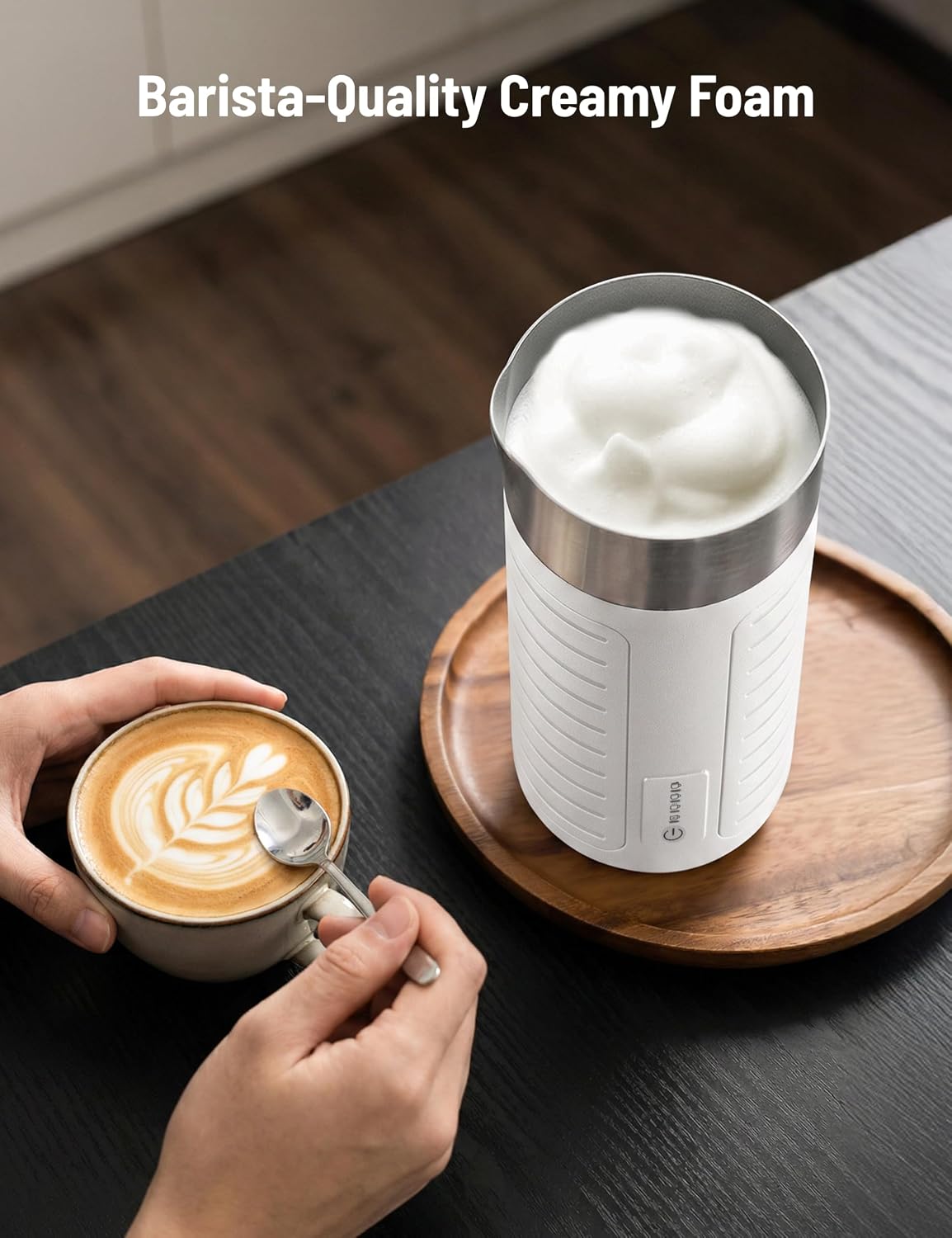 PARIS RHÔNE Espumador de leche y vaporizador, máquina de espuma fría y