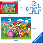 Ravensburger Super Mario - Rompecabezas de 100 piezas para niños a partir de 6 años, piezas extra grandes