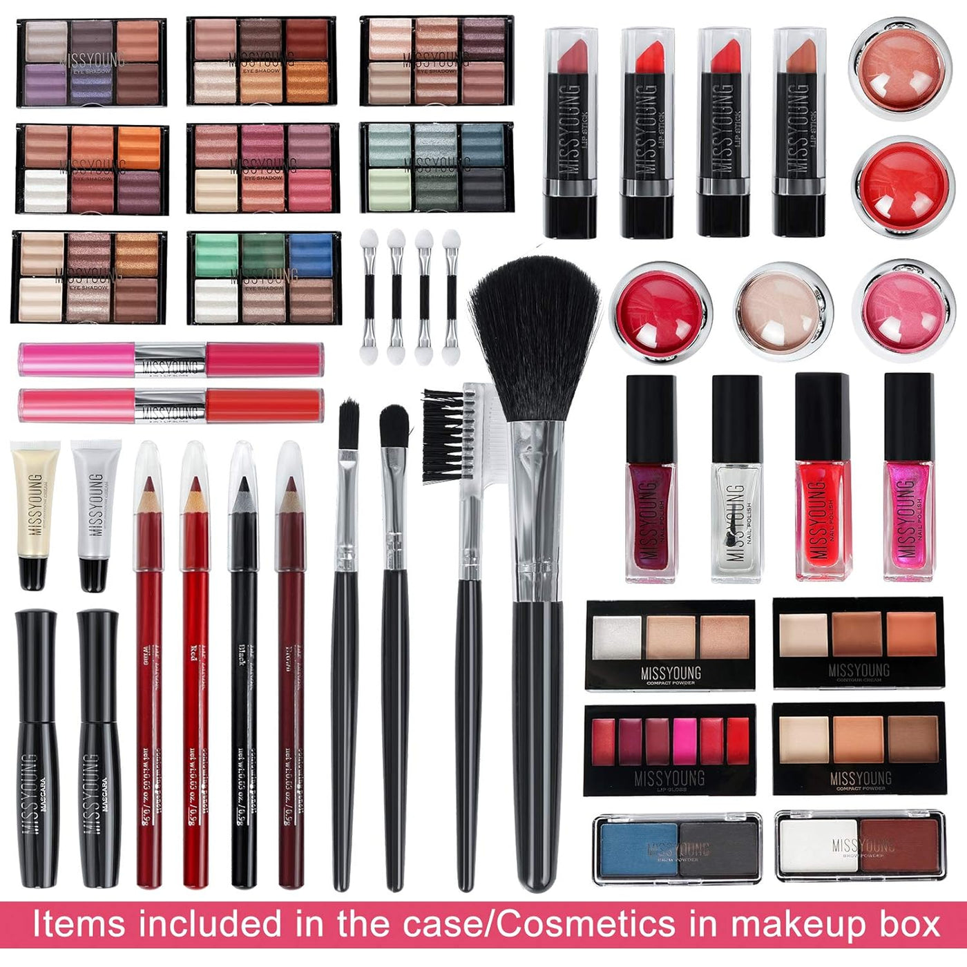 Pure Vie Juego de maquillaje todo en uno para regalo navideño, paqu...