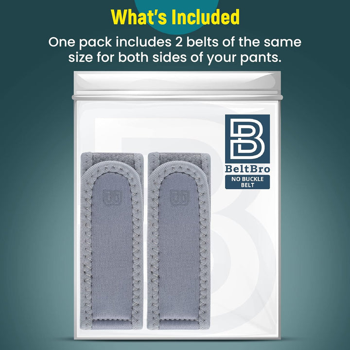 BeltBro Pro para Hombre y Mujer Cinturón Elástico Sin Hebilla Invis...