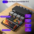 MTG Commander - Caja de cubierta con asa, 8 bandejas modulares extraíbles y