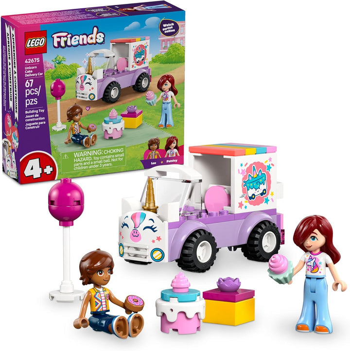 LEGO Friends Unicorn Cake Delivery Car Building Toy para