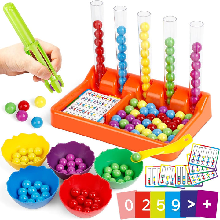Aizweb Juguetes de conteo y clasificación de colores para niños peq...