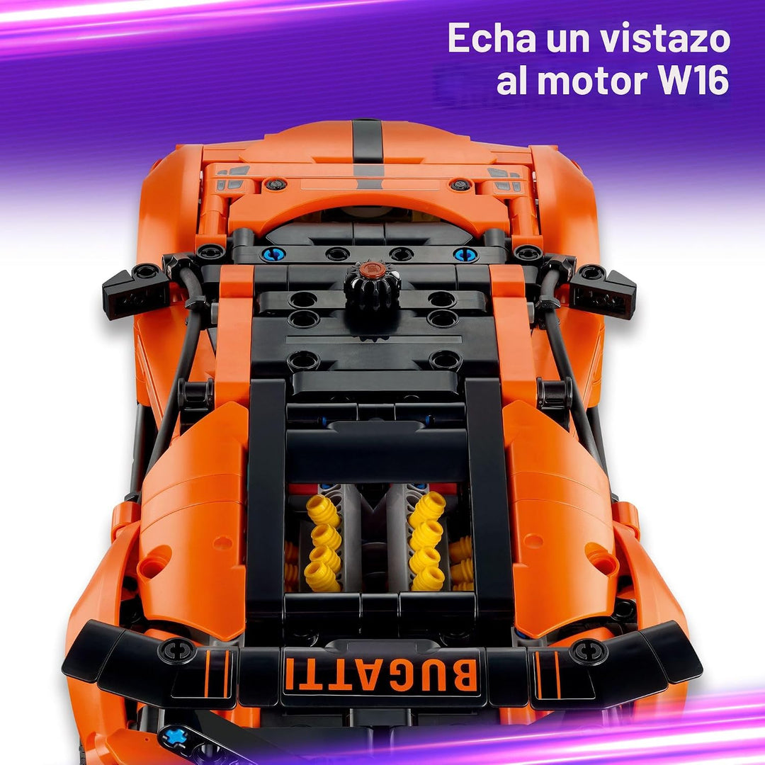 LEGO Technic Bugatti Chiron Pur Sport Hypercar - Juguete de constru...