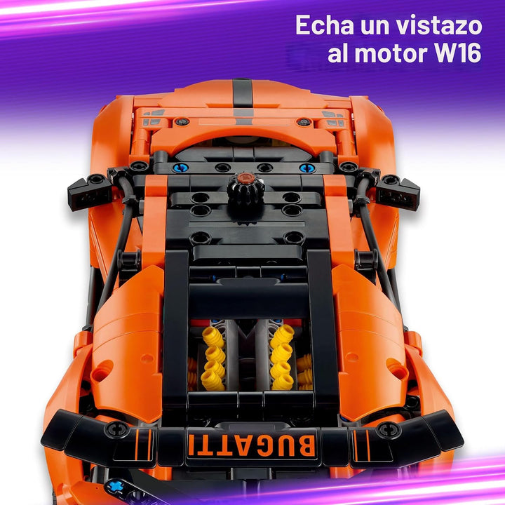 LEGO Technic Bugatti Chiron Pur Sport Hypercar - Juguete de constru...