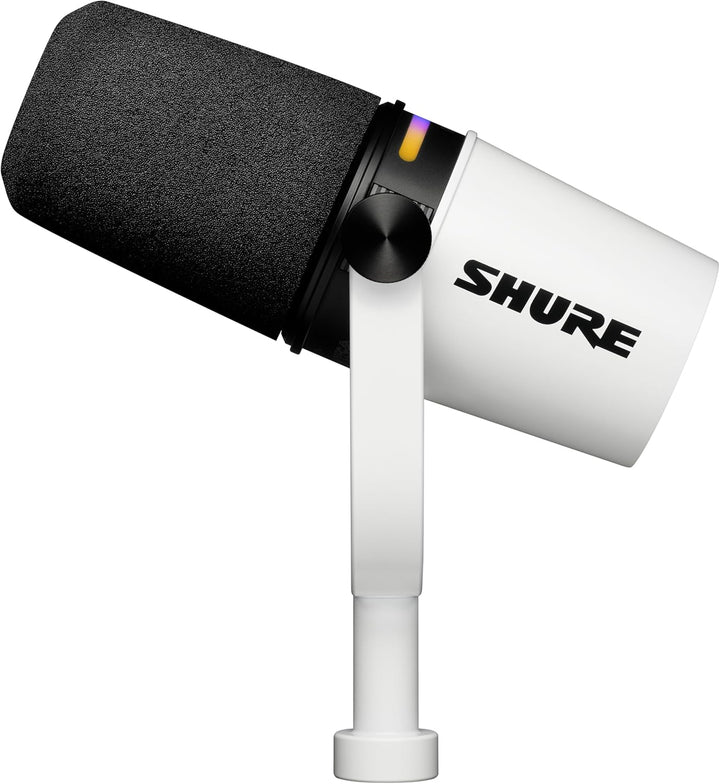 Shure Micrófono dinámico MV7+ para podcast, certificado OBS, audio...