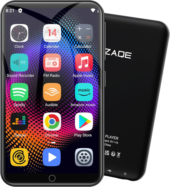 Reproductor de MP3 con Bluetooth y WiFi, 80 GB de almacenamiento y...